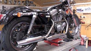 Harley Sportster, 883 to 1200 'Buttoning up' !