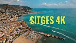 Qué hacer en Sitges 4K | Sitges 4K | Sitges by drone | Barcelona day trips