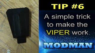 Tip #6 A simple trick to make the VIPER towel holder work briliantly