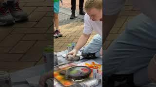 Spray Painting in Birmingham Town #summer #painting #spraypaint #outing #viral #trending #vlogs #uk