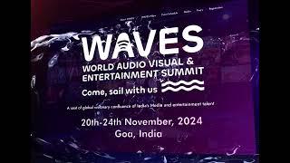 Get ready for #WAVES2024, coming to Goa from 20th to 24th November, 2024.