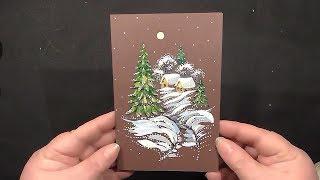 "hello WINTER!" Greeting Card - Gouache Painting | IOTN