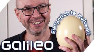 Eklig oder Delikatesse? Wie schmecken die außergewöhnlichsten Eier der Welt? | Galileo | ProSieben