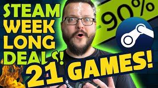 Steam Week-long Deals! 21 Awesome Games with Huge Discounts!