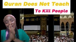 Muslim claim Quran is Peace