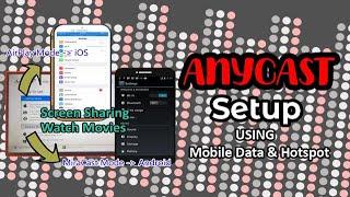 Setup AnyCast using Mobile Data & Hotspot | iEnzoTV