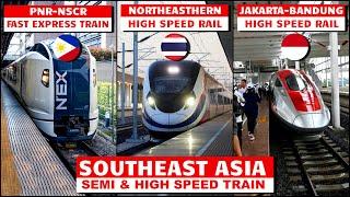 Southeast Asia's  under-construction SEMI and HIGH SPEED RAIL