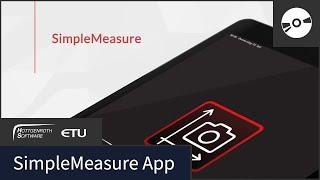 Die App für Ihre Aufmaßarbeiten - Simple Measure