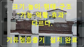 무동력흡출기  벤츄레타 옥상환풍기 옥상흡출기 흡출기 성능 효과