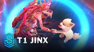 T1 Jinx Skin Spotlight - Pre-Release - PBE Preview - League of Legends