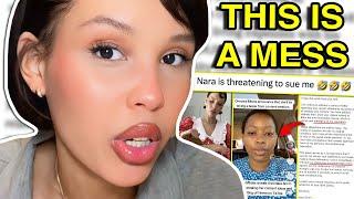 NARA SMITH IS IN TROUBLE (stealing + threatening lawsuit?!)