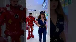 Iron man vs Captain America #funny #revenge #cosplay