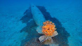 Unexploded Ordnance UXO. Identification of a British 21-inch WWII steam torpedο.