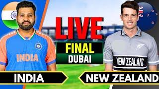 India vs New Zealand, Final | Live Cricket Match Today | IND vs NZ | Champions Trophy, Last 12 Over