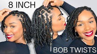 QUICK and EASY  BOB SPRING TWISTS | 8 INCHES | $10 Protective Style