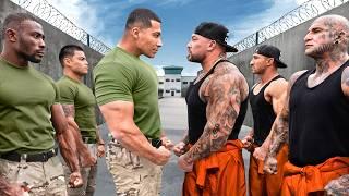 US MARINES VS EX-CONVICTS (Who Is Stronger?)