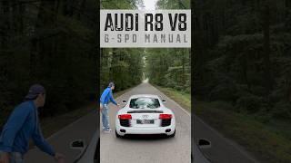 Alone in the forest with the Audi R8 gated manual - The legend | #audi #r8 #savethemanuals