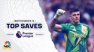 Top Premier League saves from Matchweek 6 (2024-25) | NBC Sports