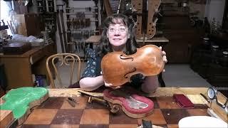 Violin Adventures #226 (Early 1800's Violin Repair; Playing the 1800's Cello) Macomber Violin Maker