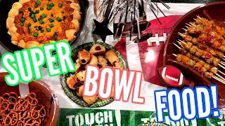 SUPER BOWL FOOD! GAME DAY APPETIZERS AND SNACKS! PINTEREST INSPIRED!