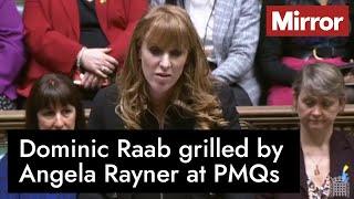 Dominic Raab grilled by Angela Rayner at PMQs