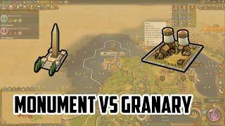 Monument Vs Granary in Civ 6 - Which should you build first?