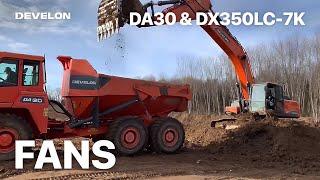 DA30 & DX350LC-7K : Witness the dynamic duo of DEVELON!