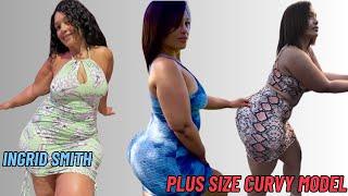 Ingrid Smith Jamaican American Curvy PlusSize Model, Instagram Fashion Influencer, Biography & Facts