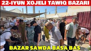 БАЗАР БУГИН БАСА БАС 22-ИЮНЬ ХОЖЕЛИ ТАУЫК БАЗАРЫ ШОЖЕЛЕР МАКЕН КОРАЗ