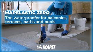 Perfect waterproofing for balconies and terraces | Mapelastic Zero | Easy-to-use cementitious mortar