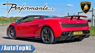 *Ultra Rare* Lamborghini Gallardo Performante 310km/h REVIEW on Autobahn by AutoTopNL