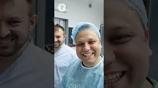 Второй этап по установке 6 имплантатов на нижнюю челюсть и мастер класс для врача. Имплантация зубов