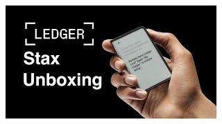 Ledger Stax Unboxing 