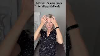 Quick Wig Review Belle Tress SUMMER PEACH  Roca Margarita Blonde! #shorts