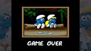 The Smurfs Travel The World - Game Over (Sega Genesis)