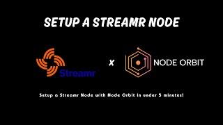 Setup a Streamr Node with Node Orbit(In Under 5 Min)