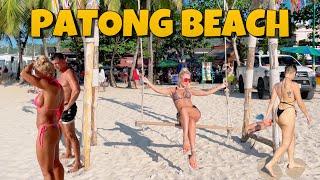 【 4K】Phuket 2023 Patong Beach - Walking Tour / Travel Thailand