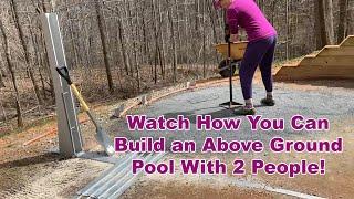 Buttress Free Above Ground Pool Installation Buttress Free Above Ground Pool