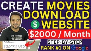 How to Create Movies Downloading Website | Earn Money Online from Copy Paste Work in 2022