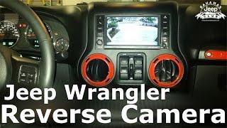 Jeep Wrangler Reverse Camera Installation