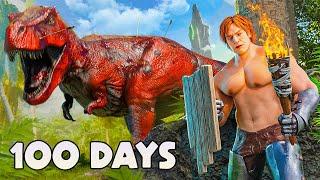 I Spent 100 Days In ARK Survival Ascended (The Island)