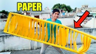 We Made Biggest Paper Ladder | कागज की सबसे बड़ी सीढ़ी | #partnership