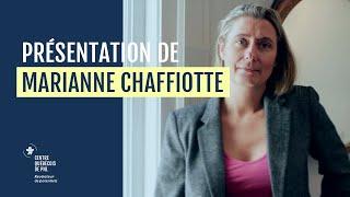 Présentation de Marianne Chaffiotte, enseignante au CQPNL