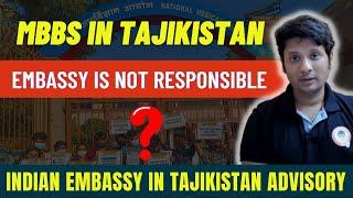MBBS In Tajikistan for Indian Students | Embassy is Unable To Take Responsibility | Medical Students