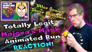 Majora's Mask Magnificence! "A TOTALLY LEGIT MAJORA'S MASK SPEEDRUN CARTOON" - ScottFalco [Reaction]