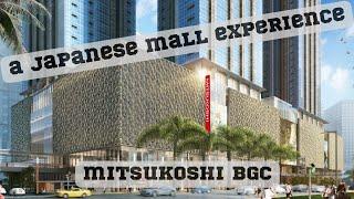 A JAPANESE MALL EXPERIENCE AT MITSUKOSHI BGC #mitsukoshi #bgc #japan