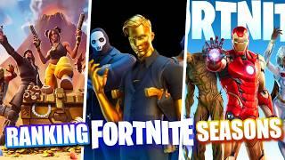 I Ranked EVERY FORTNITE Season WORST To BEST