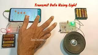 LED Music Transmitter | Best science project #scienceproject #diy #ledprojects