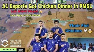 A1 Esports Got Their First Chicken Dinner of PMSL Lan Event |  Miramar Kings for a Reason