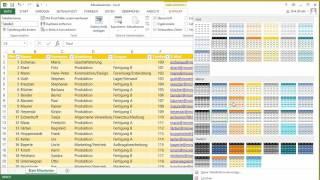 df.SC-07 | Office-Design in Excel-Tabellen